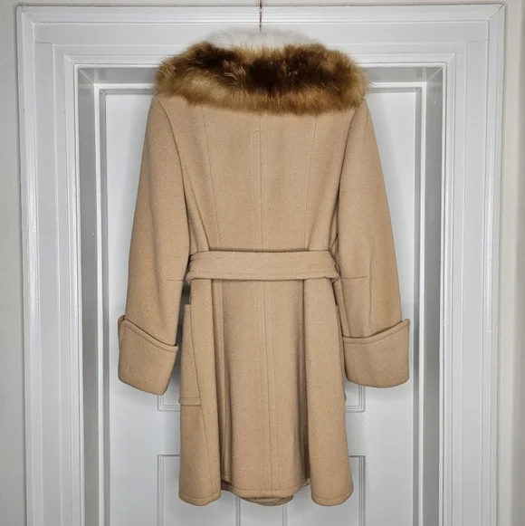 VTG 70s Country Pacer Coat with Fur Collar - Picture 14 of 15